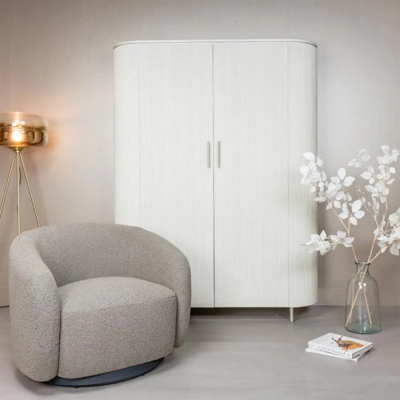 Belfast Fauteuil -fabric Copenhagen 903 Taupe Populair